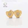 Boucles d'oreilles Pandoras Designer Pan Familles New S925 Silver Heart incrusté Boutiques d'oreilles mode Lumière Luxur