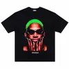 Rodman retrato impreso 100% Cott camiseta vintage hip hop streetwear hombres camiseta hombres de gran tamaño wed tees harajuku tees 71yh #