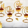 Świeczści Arab Arab Metal Golden Holder Candlestick Party Decoration na wakacje weselne