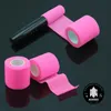 Capa de aperto de tatuagem envoltório rosa brilhante 6pcs12pcs24pcsDenergy PMU Pen Tape Sports Adherent Acessórios 240318