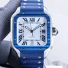 Montres pour hommes Montres de haute qualité Watch Luxury Designer Square Watch Sapphire en acier inoxydable étanché