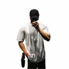 plain Gym Clothing Fitn Mens Oversized T Shirt Outdoor Hip Hop Streetwear Loose Half Sleeve T-shirt Bodybuilding Tee Shirt w3Gi#
