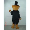 Mascot Costumes Hot Sale Foam Cute Gentleman Bear Cartoon Plush Christmas Fancy Dress Halloween Mascot Costume