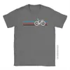 Bike Stripes Velodrome Bicycle T-Shirts Men Funny Cott Tee Shirt Crewneck Classic Short Sleeve T Shirts Gift Idea Tops U0KW#