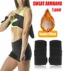 1 Pair Arm Trimmer Sweat Sauna Belt Shaper Fat Burners Body Slimmer Cincher Trainer Sports Arm Warmers Drop 245L6819262