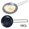 Poêles à œufs 14cm, chauffe-huile, ustensiles de cuisine antiadhésifs, poignée anti-brûlure, poêle de cuisson pour la maison, le Restaurant, la fête, le Camping, le pique-nique