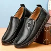 Casual Shoes Men's 2024 TPR Breathable Leather Low-top Light Cloth Men