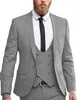 Gilet à double boutonnage Costume pour hommes 3 pièces Slim Fit Busin formel Tuxedos à revers cranté Groomman pour WeddingBlazer + gilet + pantalon 94Ci #