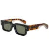 Gafas de sol de diseñador para hombre vintage lentes de resina amarillo naranja estilo múltiple gafas de sol chapadas en oro conducción patrón de leopardo gafas de moda 2024 ga0125 C4