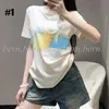 Para adultos crianças moda bonito padrão de desenho animado casual manga curta camiseta em torno do pescoço camiseta feminina topo