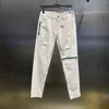 Мужские джинсы C0301 Мода 2024 Подиум Роскошный европейский дизайн Одежда в стиле вечеринки