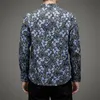 frs bedruckte Fiable Herren-Paisley-Hemden, Bandana, stilvolle Bluse, große Größe, Kleidung, 2023 Trends, Top, Partykleidung, Schmetterling R5OU #