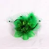 Brooches High Quality Feather For Women Fabric Flower Lapel Pins Corsage Party Luxulry Jewelry Brooch Badge Accessories