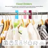 Storage Bags 30 Pcs Divider Shelf Dividers Dreses Clothing Clothes Baby Hanger Separators Hanging Rack