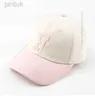 Ball Caps Geborduurde Letter Grote F Casual Alle Bijpassende Baseball Cap Japanse Brede Rand Plus-Sized Kleur Bijpassende Pet voor Dames 24327