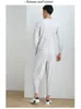VENDA T-SHIRT Miyake fold Style moda masculina O-PESCOÇO manga comprida em estoque240327