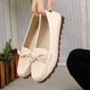 Casual Shoes Comemore Shallow Loafers Female Flats Office Comfort Shoe 2024 Women Flat Spring Summer Bowtie Soft Sole