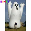 5 м 16,4 фута гигантский белый надувной призрак Хэллоуина на открытом воздухе, страшный персонаж, надуваемый воздухом, для украшения фестиваля