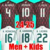 Mexiko 2024 Soccer Jersey Luis Chavez Henry Martin Cesar Montes Guillermo Ochoa Jesus Gallardo Hector Moreno National Team Home Away Kid Kit