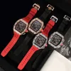 Nouveau Arriver Top marque Reloj De Hombre classique mode mossanite montres conception personnalisée poignet montres mécaniques pour hommes