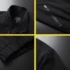 Veste à fermeture éclair jaune Manteaux Coupe-vent pour hommes Printemps coréen Hip Hop Mâle Casual Streetwear Trendy Black College Jacket Boy j5TI #