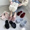 Hausschuhe Damen Warm Winter Frau Zuhause Casual Slipper Weiblich Innen Kuh Weich Clippers Haus Kreuz Design