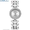 Montres de luxe pour femmes CRRJU ciel étoilé femme horloge montre-bracelet à Quartz mode dames montre-bracelet reloj mujer relogio feminino sympa