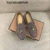 Loro piano lp lorospianasl topquality chaussures paresseuses en daim