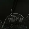 Лидер продаж в Великобритании Trapstar SHOOTERS СПОРТИВНЫЙ КОСТЮМ С КАПЮШОНОМ BLACKOUT Edition-черный/черный 1 высококачественный топ для бега с вышивкой, европейские размеры Xs-Xl