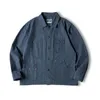 マデンメンヴィンテージネイビーコートルーズコンフォートジャケットhombre oght clote old top close sismmetric pockets plus 2xl manカジュアルジャケットx3if＃