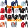 2023 2024 Iinter Milans AAC Milans Football Tracksuit Training Ibrahimovic Lautaro Soccer Tracksuits Kurtka Surowanie Mężczyźni i Kit Kit Sportswear Chandal