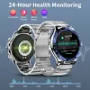 Relógios LIGE Smartwatch Relógio Inteligente Para Homens Termômetro Corporal Monitor de Saúde GPS Rastreamento de Movimento Bluetooth Chamada Relógio Conectado Homem 2023