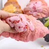 Decorative Flowers 1PC Slow Rebound Croissant Model Fake Soft Fragrance Can Be Pinched And Elastic Permanent Preservation Simulation Food