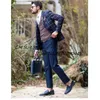 2022 Nouveau Fi Hommes Plaid Dr Costume Slim Fit 3 pièces Blazer Formel Busin Veste Gilet Pantalon Costume Homme R4zH #