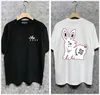 남자 T 셔츠 남성 셔츠 디자이너 옷 남자 Tshirt 스포츠 의류 Tshirts Cotton Street Graffitir High Hipster Loose Fit