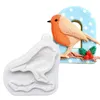 Backformen Robin Bird Silikon Sugarcraft Cupcake Form Cookie Schokolade Fondant Kuchen Dekorieren Werkzeuge