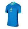 2024 Brésil VINI JR.Maillots de football CASEMIRO 24 25 Nouveau Brésil Équipe nationale G.JESUS P.COUTINHO Away hommes enfants kit L.PAQUETA T.SILVA PELE MARCELO Chemise de football uniforme