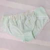 Cuecas Floral Lace Sissy Underwear com Bordado Sexy Calcinha Cute Bowknot Knickers Homens Bikini Briefs Gay