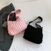 Sac à bandoulière matelassé à cordon de serrage pour femmes, pochette de grande capacité pour téléphone portable, sangle réglable tendance, rencontres quotidiennes