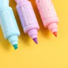 Sevimli Taze Şeker Çift Kafa Çarpıcı Karalama Kalemi Kanca Renk Mark Okulu Malzemeleri Moneyler Manga Sanat Seti Çizim 240320