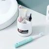 Hållare tandborste hållare dränering rack plast ersättning sked lagringsarrangör verktyg tandkräm tillbehör adapter badrum
