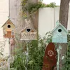Vintage vogelhuisstijl tuinklimplant ondersteuning buitendecoratie 240322
