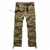 Fgkks 2021 Nouveauté Pantalon Cargo Pour Homme Haute Qualité Printemps Fi Joggers Hommes Vêtements Cott Pantalon Camoue Pantalon Mâle D53D #