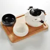 Zestawy herbaciarskie Zestaw herbaty Porcelana Chińska Chińska 5 filiżanek China Ceramiczne Ceremonia Ceremonia Organizator Akcesoria podróży