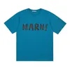 T-shirt à manches courtes pour hommes et femmes, marque tendance, lettre imprimée, décontracté, ample, couple, été