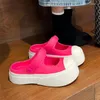 Sandálias moda verão mary jane sapatos mulheres confortam altura que não esbelam chinelos não escorregadores para mulher sandalias