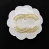 Pins Broches Mode Luxe Dames Designer Broches 18K Vergulde Inleg Kristal Strass Broche Charme Merk Letter Broche Pin Sieraden Accessoires Geschenken Y2403