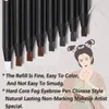 12st White Eyebrow Pencil Draw Line Pen Eyeshadow Natural Long-Last Tattoo Tint Waterproof Eye Brow Makeup Beauty Kit 240327