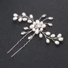 Hairpins 3Pcs Fashion Copper Handmade Austrian Crystal Pearls Hair Accessories Women Hairpieces Brides Tiara Jcf0305868447 Drop Delive Otu6H