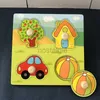 Inteligence Toys Baby Toys Montessori Wooden Puzzles Dzieci Ręce Zwierzęta Zwierzęta poznawcze Cognition Educational For Kids 1-3 lata 24327